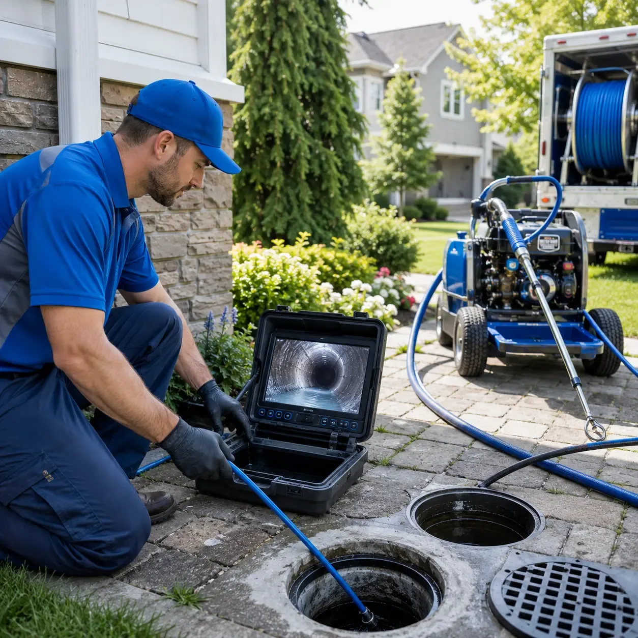 Outdoor drain cleaning professionals serving Sheffield, IA
